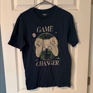 Old Navy Kids Navy Blue 'Game Changer' Tee